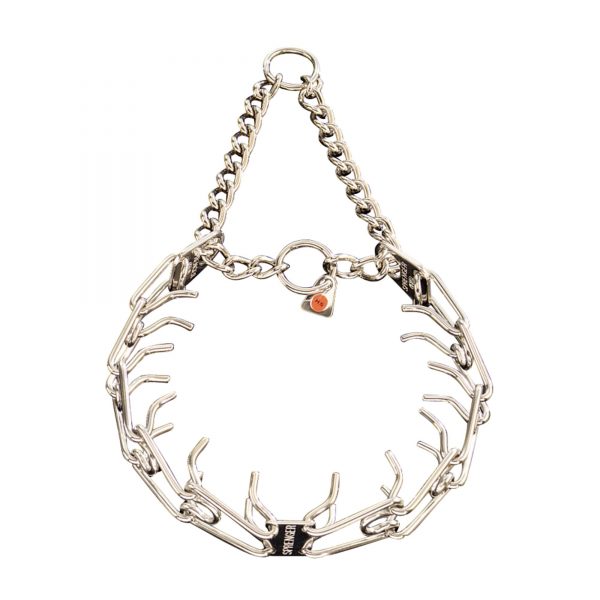 ULTRA-PLUS Training Collar with Center-Plate and Assembly Chain- Stainless steel (dead ring option)