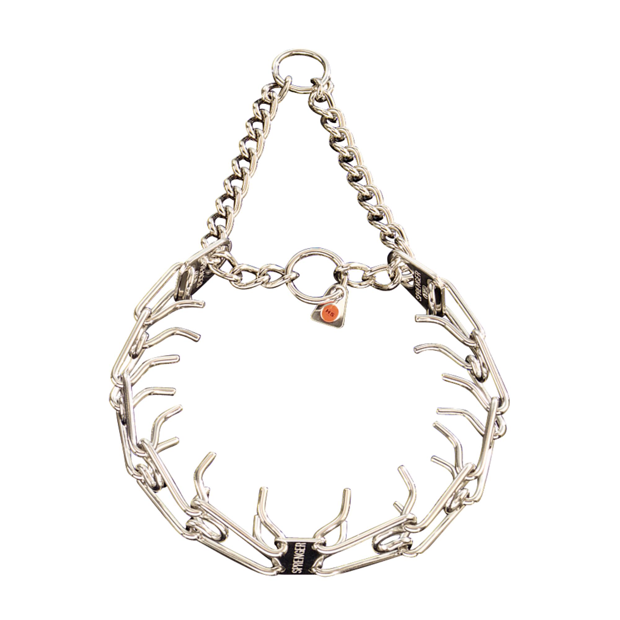 ULTRA-PLUS Training Collar with Center-Plate and Assembly Chain- Stainless steel (dead ring option)