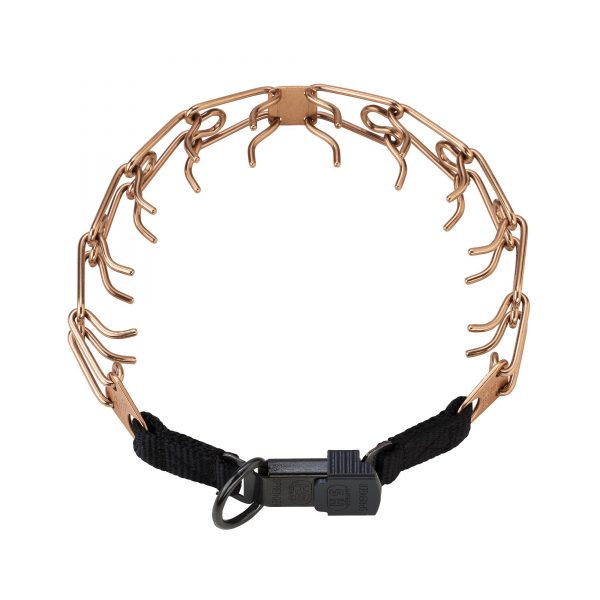 ULTRA-PLUS Training Collar with Center-Plate and ClicLock - CUROGAN (nylon strapping)