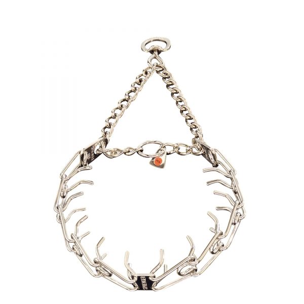 ULTRA-PLUS Training Collar with Center-Plate and Assembly Chain - Stainless steel
