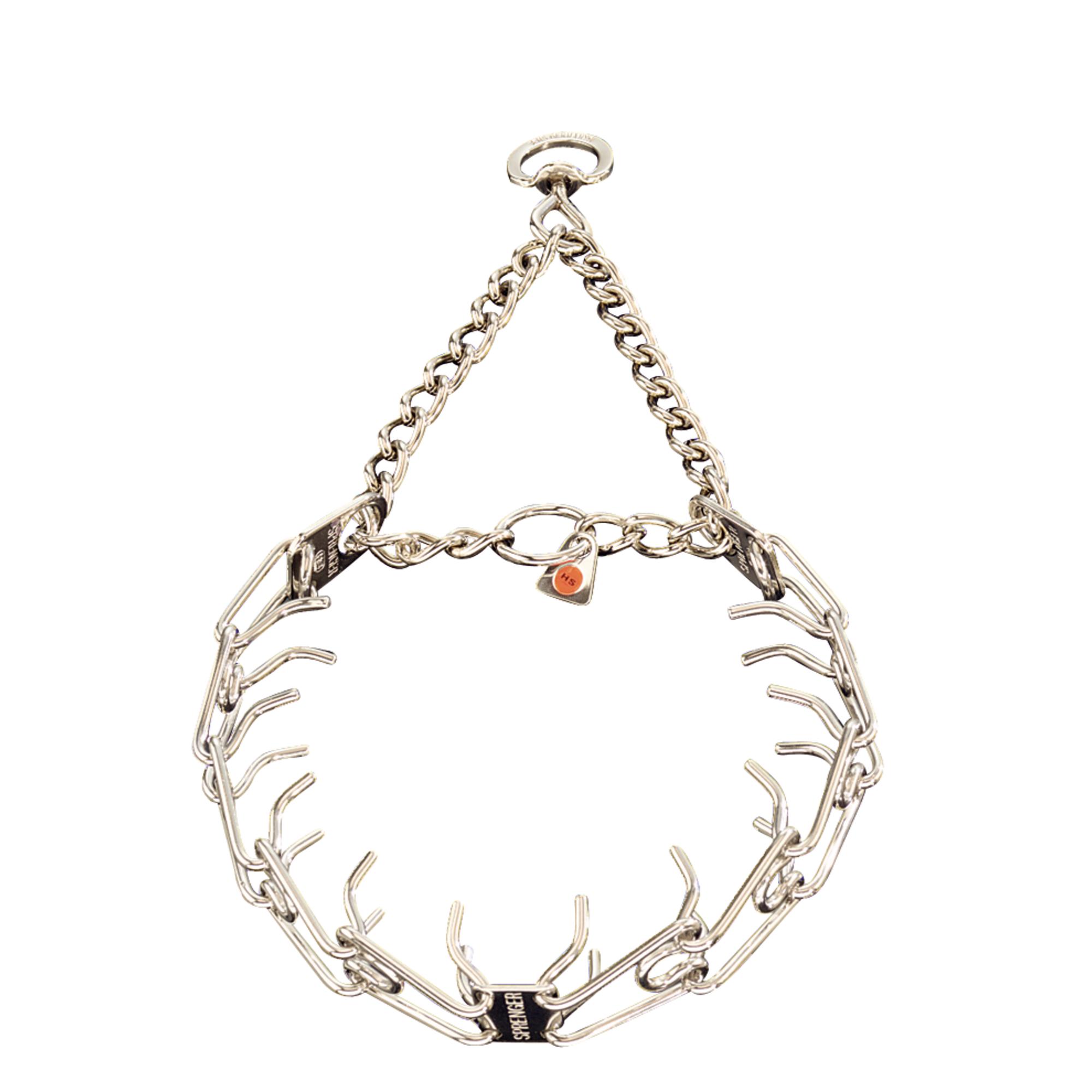 ULTRA-PLUS Training Collar with Center-Plate and Assembly Chain - Stainless steel