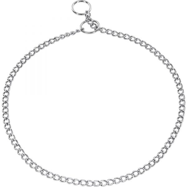 Collar, Chain Type: Round Links - Steel chrome-plated, 1.35 mm