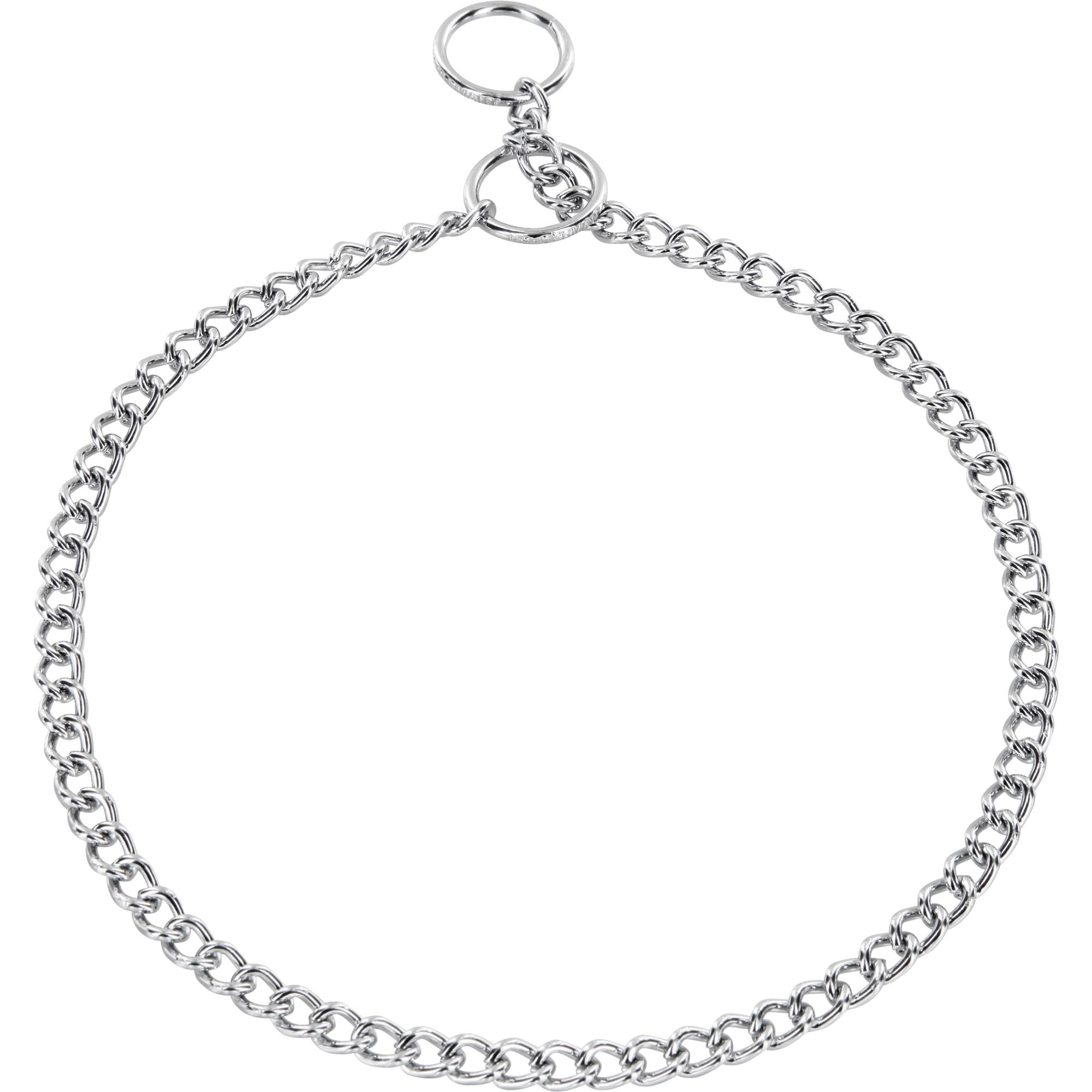 Collar, Chain Type: Round Links - Steel chrome-plated, 1.5 mm