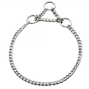 Collar with limited traction - Steel chrome-plated, 1.5 mm