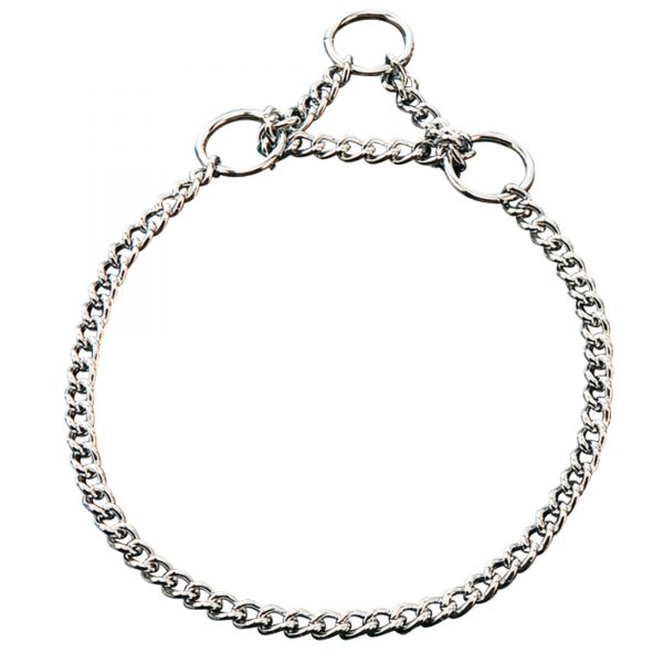 Collar with limited traction - Steel chrome-plated, 1.5 mm