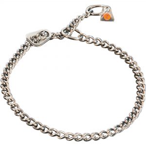Chain Collar with ULTRA-Plate - Stainless steel, 2.5 mm