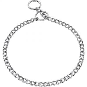 Collar, Chain Type: Round, Narrow links - Steel chrome-plated, 3.0 mm