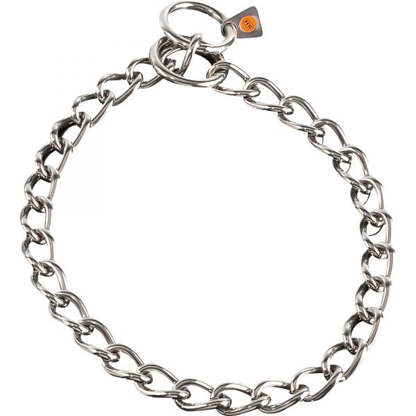 Collar, Chain Type: Short Links - Stainless steel, 4.0 mm