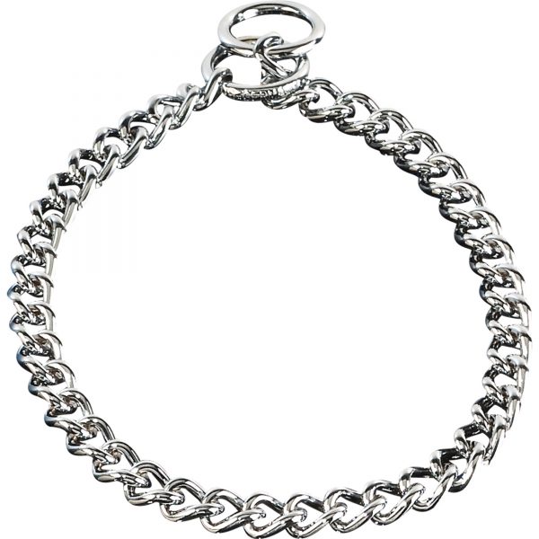Collar, Chain Type: Round, narrow links - Steel chrome-plated, 4.0 mm