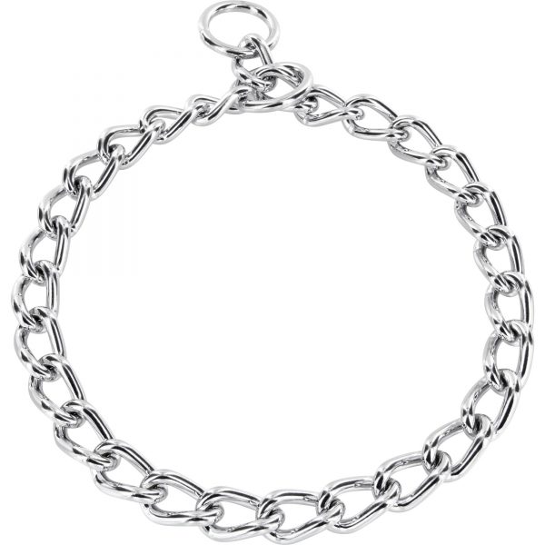 Collar, Chain Type: Round links - Steel chrome-plated, 5.0 mm