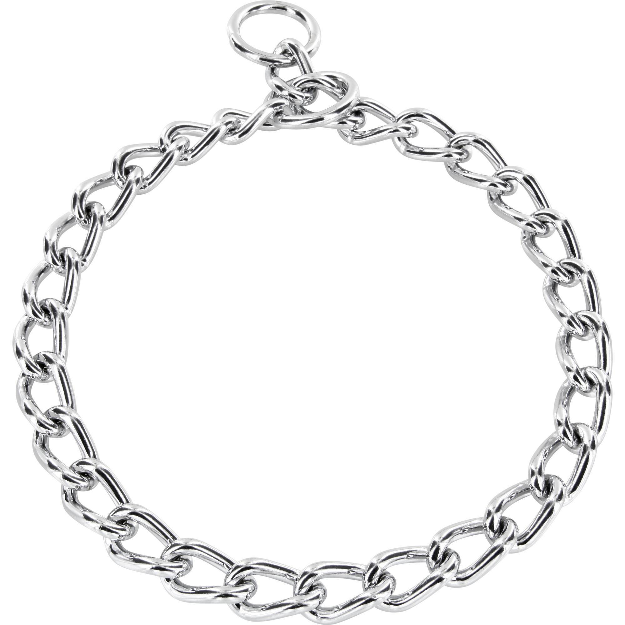 Collar, Chain Type: Round links - Steel chrome-plated, 5.0 mm
