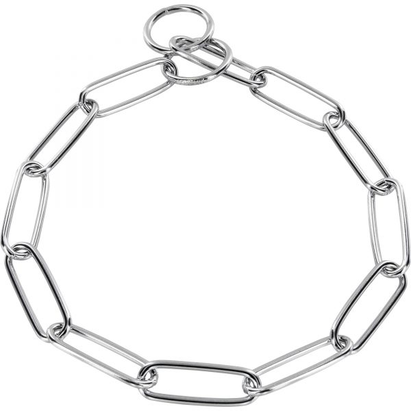 Collar, long links - Steel chrome-plated, 3.4 mm