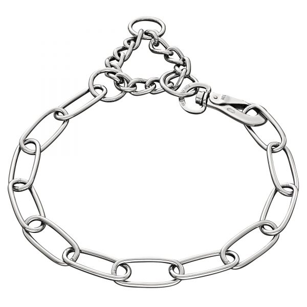 Collar, adjustable - with SPRENGER hook, Stainless steel, 4.0 mm