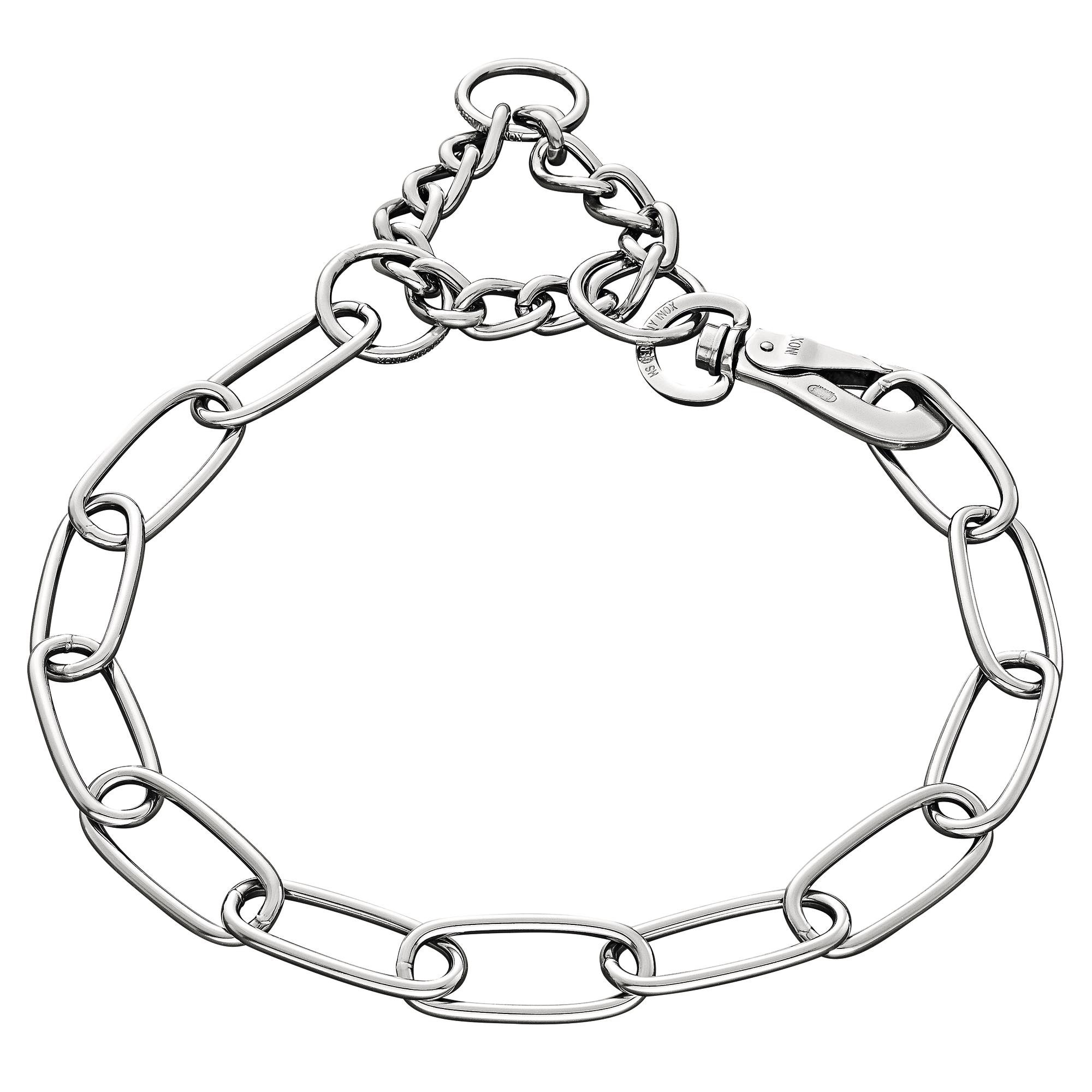 Collar, adjustable - with SPRENGER hook, Stainless steel, 4.0 mm