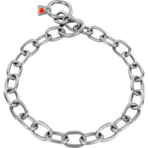 Collar, Chain Type: Extra Strong - Stainless steel matt, 4.0 mm