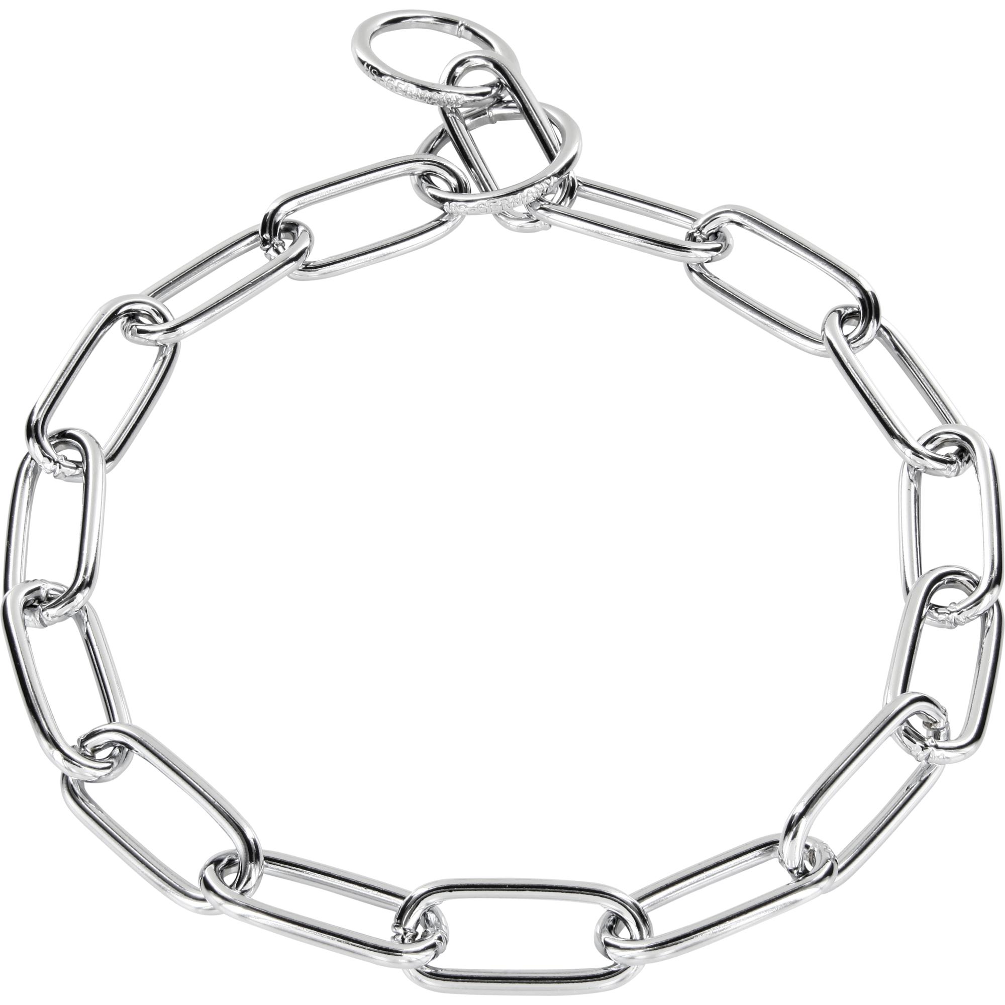 Collar, Chain Type: Long Links - Steel chrome-plated, 4.0 mm (split ring attachability)