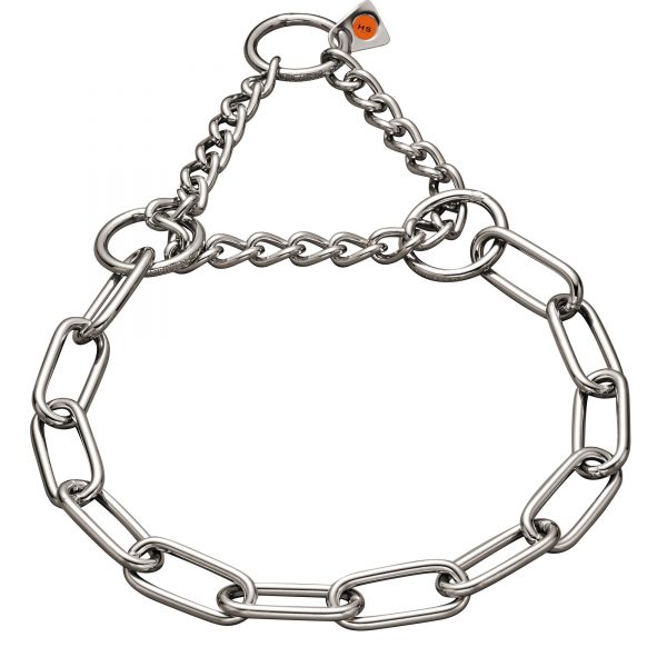 Collar - Chain Type: Long Links, Stainless steel, 4.0 mm (assembly chain)