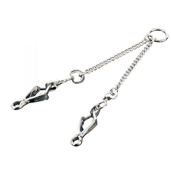 Coupling chain with SPRENGER scissor snap hook - Steel chrome plated