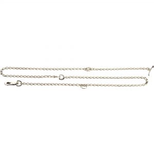 Halter Chain - Steel nickel-plated, 4.0 mm / 79"