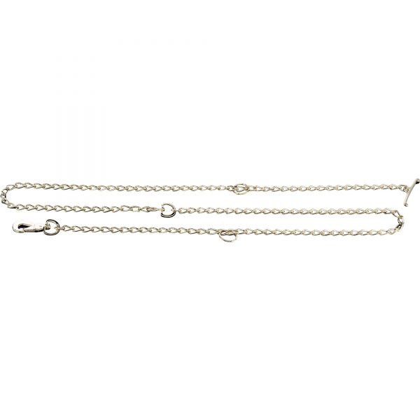 Halter Chain - Steel nickel-plated, 4.0 mm / 79"