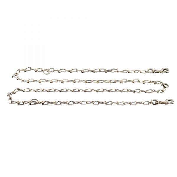 Halter-Chain - Steel nickel-plated, 3.4 mm / 98"