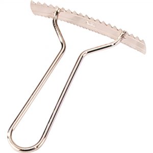 Dog rake - Steel nickel-plated