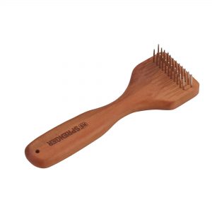 Biba - Dog rake - 2-rows, 20 mm steel teeths