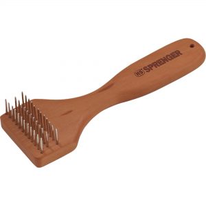 Biba - Dog rake - 3-rows, 20 mm steel teeths
