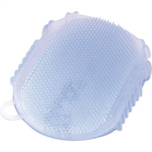 Gel-Massage Glove - Plastic, Pastel Blue