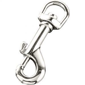 Snap hook - zinc die casting, nickel-plated (60490-45)