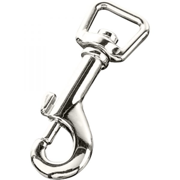 Snap hook - zinc die casting, nickel-plated