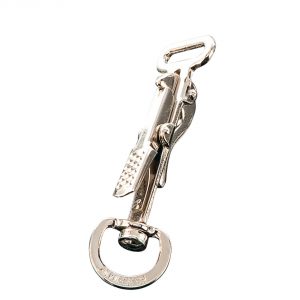 Hunting Leash Hook with Swivel - Steel nickel-plated (60065-01)