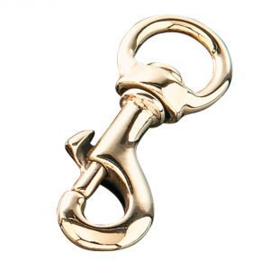Snap hook - brass polished