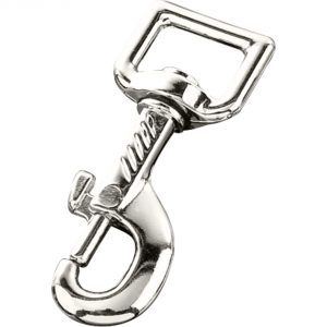 Snap hook - zinc die casting - nickel-plated (60500-45)
