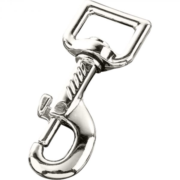 Snap hook - zinc die casting - nickel-plated (60500-45)