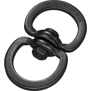 Double Swivel - Stainless Steel Black