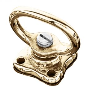 Double swivel - brass polished