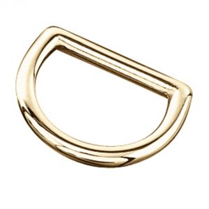 D-Ring - brass polished