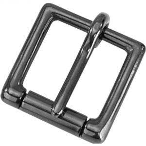 Roller Buckle - Stainless steel black
