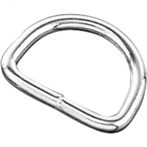 D-Ring - Steel nickel-plated