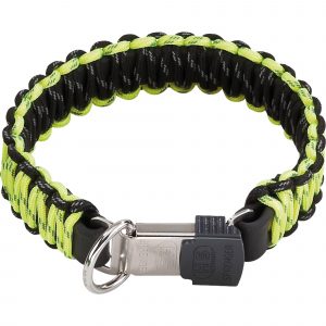 PARACORD Collar - reflecting, yellow