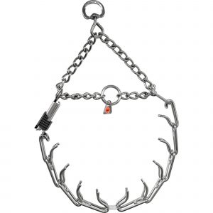 ULTRA-PLUS Training Collar with Center-Plate, Assembly Chain & ClicLock - Stainless steel