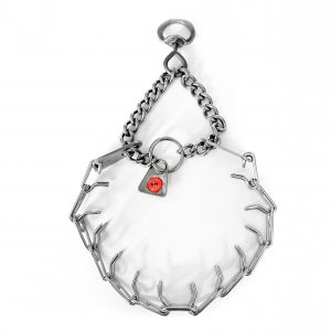 ULTRA-PLUS Micro Training Collar with Center-Plate and Assembly Chain - Stainless steel, 1.5 mm,  32 cm / 13"