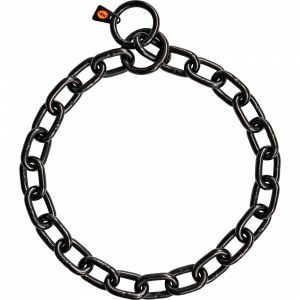 Collar, Chain Type: Extra Strong - Stainless steel black, 5.0 mm
