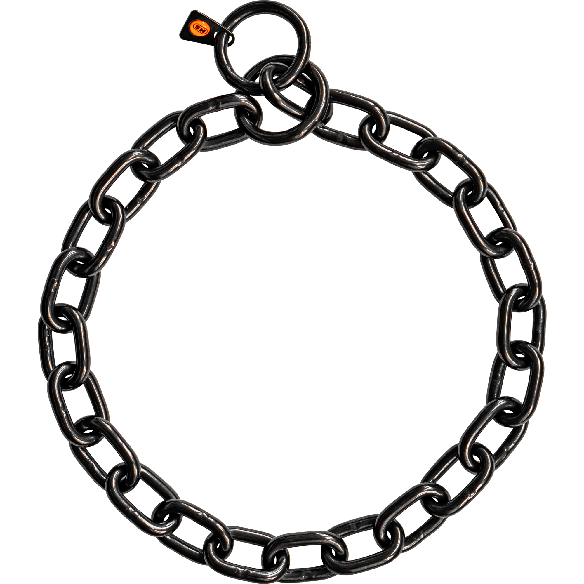 Collar, Chain Type: Extra Strong - Stainless steel black, 5.0 mm