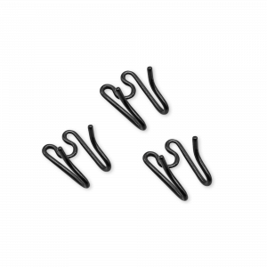 3-Pack Middle links for lengthening - Stainless steel black