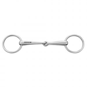 Bradoon 14 mm single jointed - Stainless steel, size 135 mm (5 1/4")