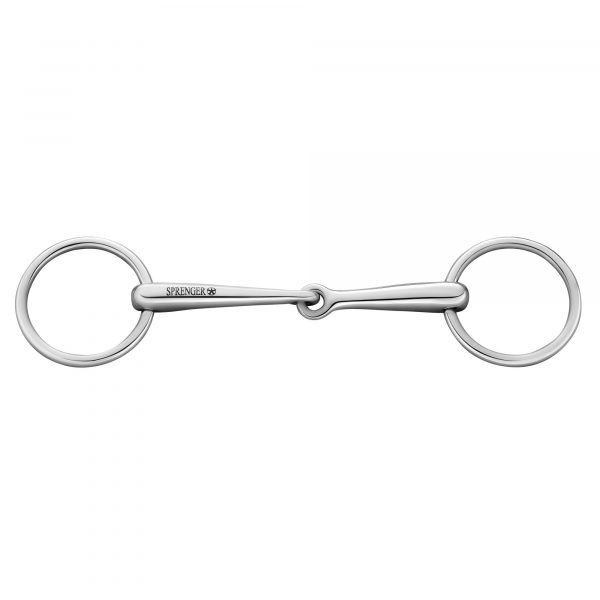 Bradoon 14 mm single jointed - Stainless steel, size 125 mm (5")