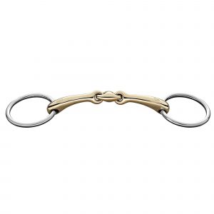 Dynamic RS bradoon 14 mm double jointed - Sensogan, size 135 mm (5 1/4")