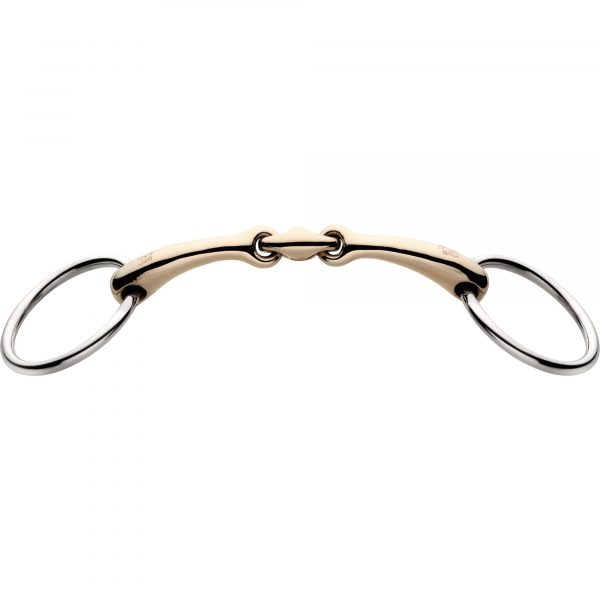 Dynamic RS bradoon 14 mm double jointed - Aurigan, size 155 mm